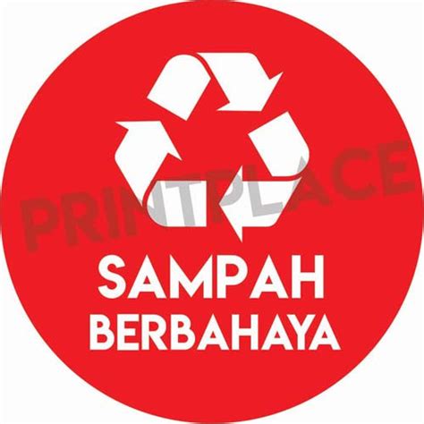 Jual STIKER SAMPAH BERBAHAYA SAMPAH B3 SAMPAH BATERAI DLL - Jakarta ...