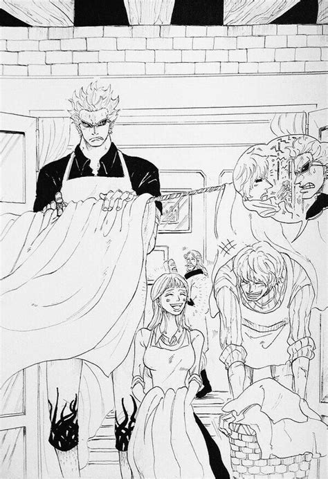 Donquixote family, Doflamingo, Corazon, Homing, father, mother, mom ...