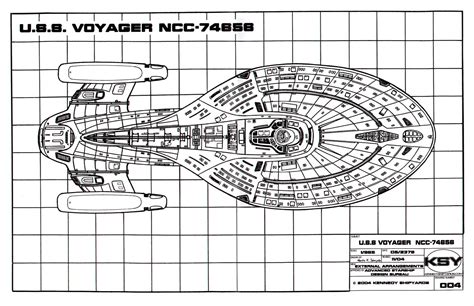 Star Trek Blueprints: Intrepid Class Starship U.S.S. Voyager NCC-74656