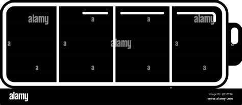 Fully charged battery indicator symbol in vector Stock Vector Image ...