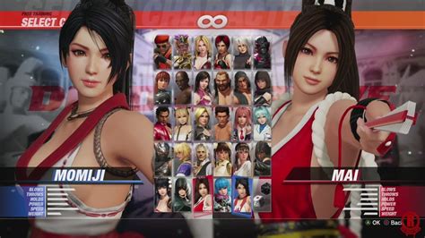 Dead Or Alive 6 - All Characters + DLC (Momiji) *Updated* [1080p 60fps] - YouTube