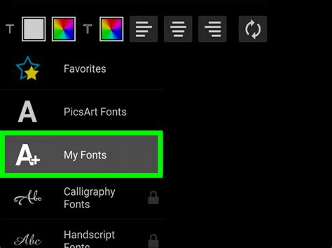 How to Add Custom Fonts on PicsArt: 5 Steps (with Pictures)