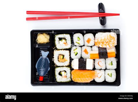 Sushi bento box Stock Photo - Alamy