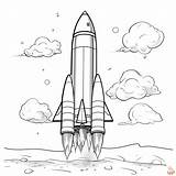 Printable Rocket Coloring Pages Free For Kids And Adults sketch template