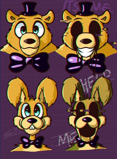 Fredbear and Spring Bonnie. by RYANColtman on DeviantArt