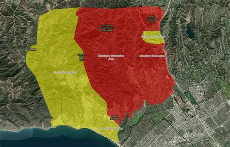 Getty fire evacuation MAP: New blaze ravages LA - Evacuations, school ...