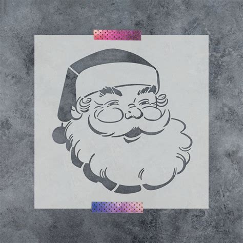 Santa Claus Stencil Printable