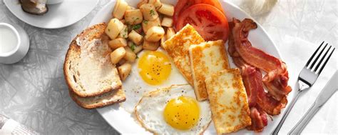 Classic Diner Breakfast with Halloumi | Gay Lea