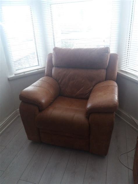 DFS Journey leather power recliner sofa and chair | in Whitehaven, Cumbria | Gumtree