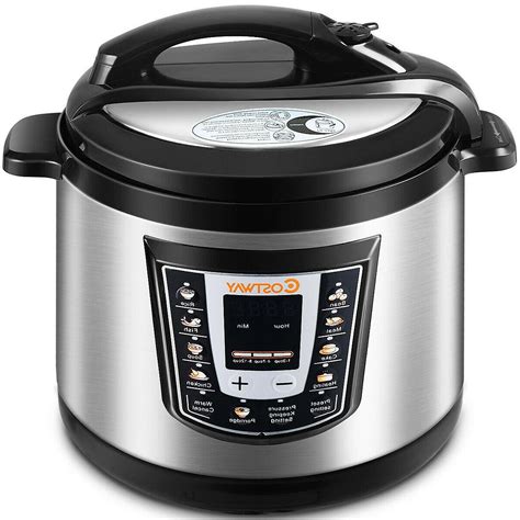 9-In-1 Programmable Electric Pressure Cooker 6 Quart Stainless