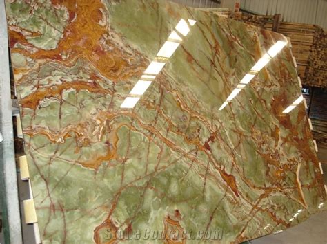 Green Onyx Slabs from China-230994 - StoneContact.com