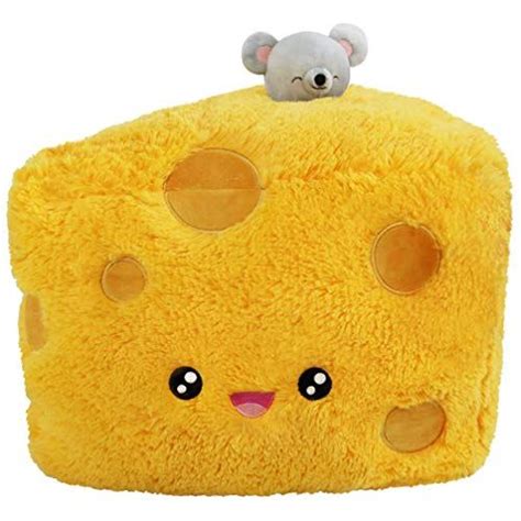 Squishable / Comfort Food Cheese Wedge Plush - 15" | Cute stuffed animals, Food pillows, Animal ...