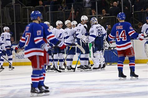 Rangers vs Lightning: Rangers Fight Back But Fall to Lightning in Overtime