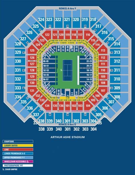 Arthur Ashe Stadium Seating Chart Suites | Cabinets Matttroy