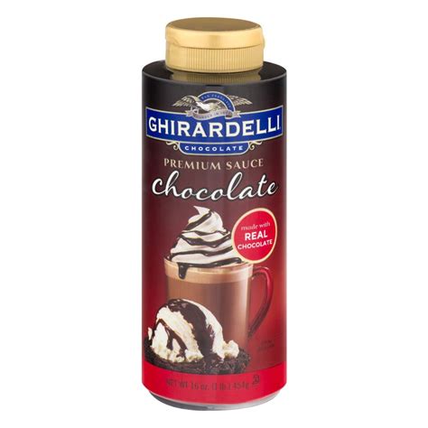 Ghirardelli Chocolate Premium Sauce Chocolate, 16 Oz. - Walmart.com