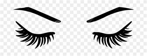 Eyelashes Eyes Lashes Clipart Blackandwhite - Eyelashes Svg Free - Free Transparent PNG Clipart ...