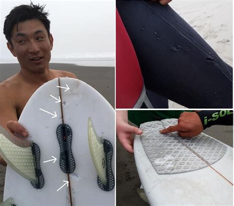 Surfboard, not surfer, suffers Great White Shark bite in California • Tracking Sharks