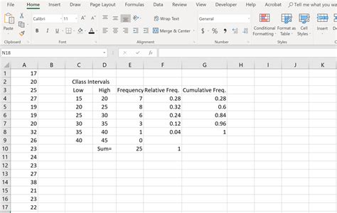 How To Construct A Frequency Distribution In Excel - Womack Thenandtor