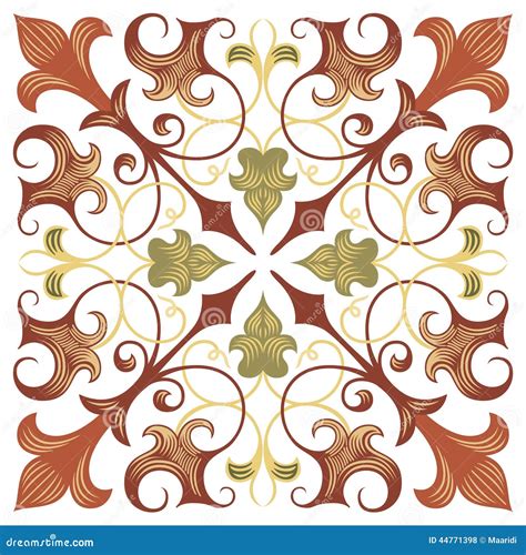 Ancient Design Pattern Vector Illustration | CartoonDealer.com #44770734