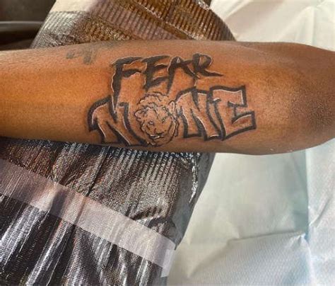 13 Fear None Tattoo Ideas For This Year! - Tattoo Twist