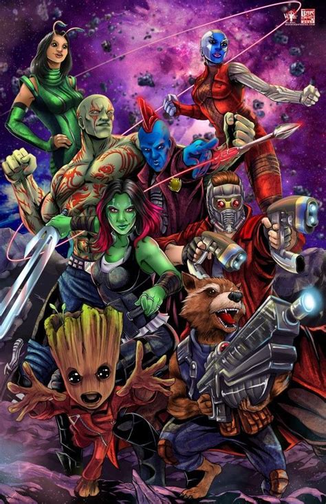 GOTG vol2! by Tyrine Carver and Wil Woods of Musetap Studios Super Hero shirts, Gadgets ...