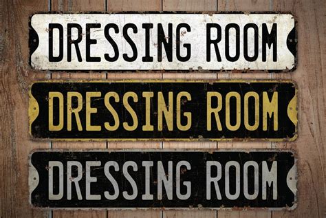 Dressing Room Sign Dressing Room Decor Vintage Style Sign Custom ...