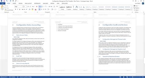 Configuration Management Plan Template (MS Word) – Templates, Forms, Checklists for MS Office ...