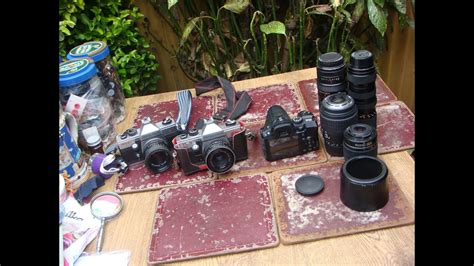 Old Vintage Antique Camera , Camera lenses , Untested Spare To Repair - YouTube