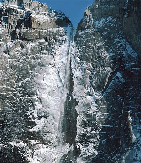 Upper Yosemite Falls in Winter