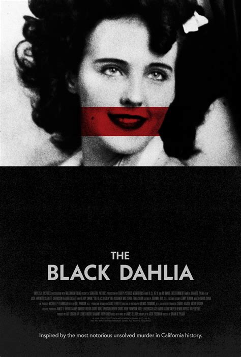 The Black Dahlia | Poster By Scottsaslow