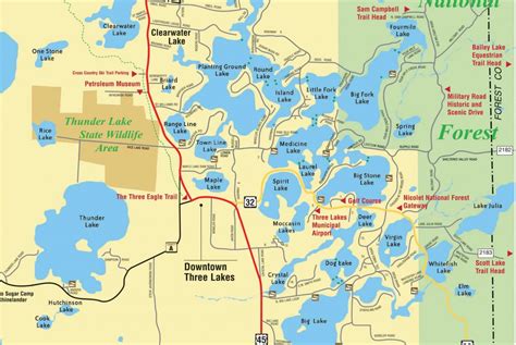 Chain Map - Three Lakes Area Chamber of Commerce