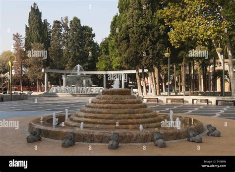 Azerbaijan, Baku, Fountains Square Stock Photo - Alamy