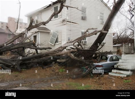 A house that has been badly damaged by Hurricane Katrina near New ...