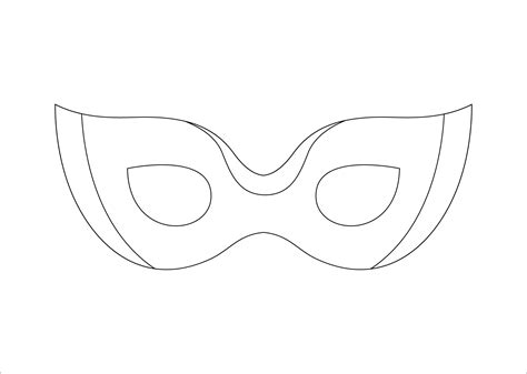 7 Best Images of Plain Masks Templates Printables – Printable Blank Mask Coloring Pages, Plain ...