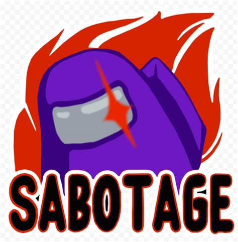 HD Purple Character Among Us Crewmate Imposter Sabotage Logo PNG | Citypng