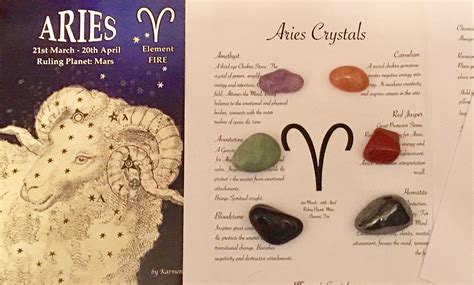 Aries Birthstone Set, Aries Crystals, Aries Gemstones, Aries Crystal ...