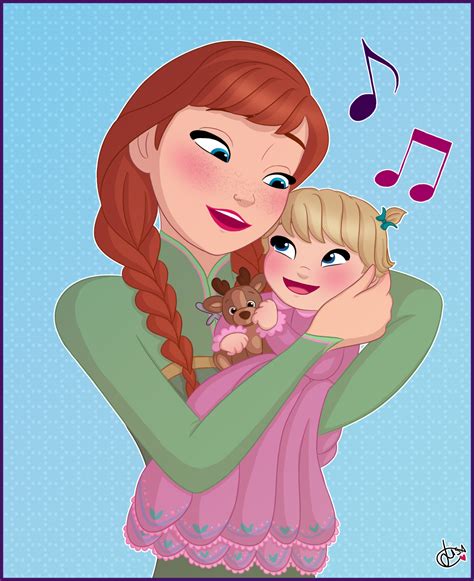 Anna and her baby - Elsa and Anna Fan Art (38368120) - Fanpop