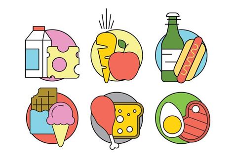 Free Vector Food Icons 126757 Vector Art at Vecteezy