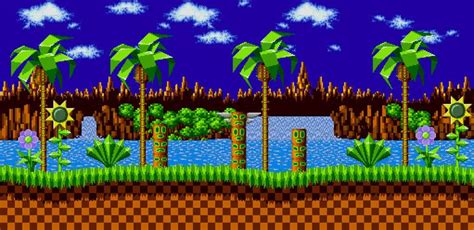 Green Hill Zone Background