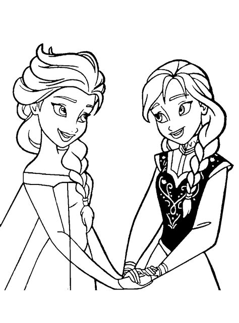 Frozen free to color for kids - Frozen Kids Coloring Pages