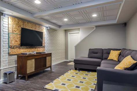 Basement Ceiling Tiles: Creating A Beautiful And Functional Space - Home Tile Ideas