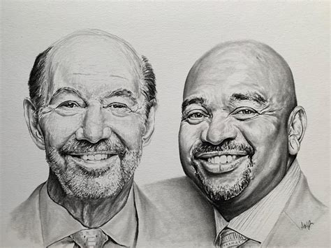 Portrait of Tony Kornheiser and Michael Wilbon (Pardon the Interruption ...