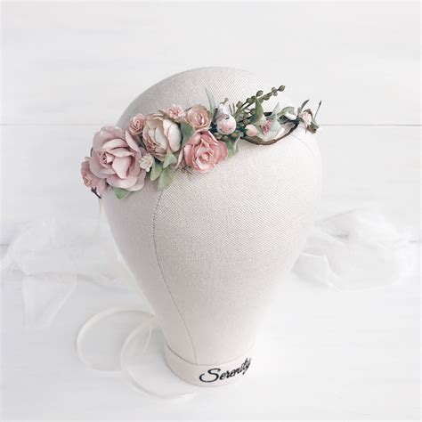 Bridal flower crown Bridal floral crown Floral wedding