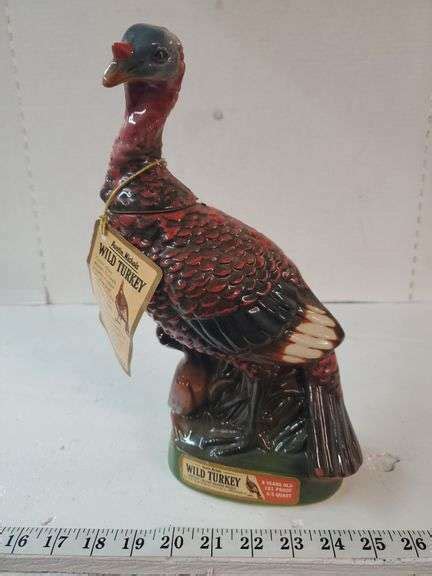 WILD TURKEY DECANTER HAS CONTENTS - Isabell Auction