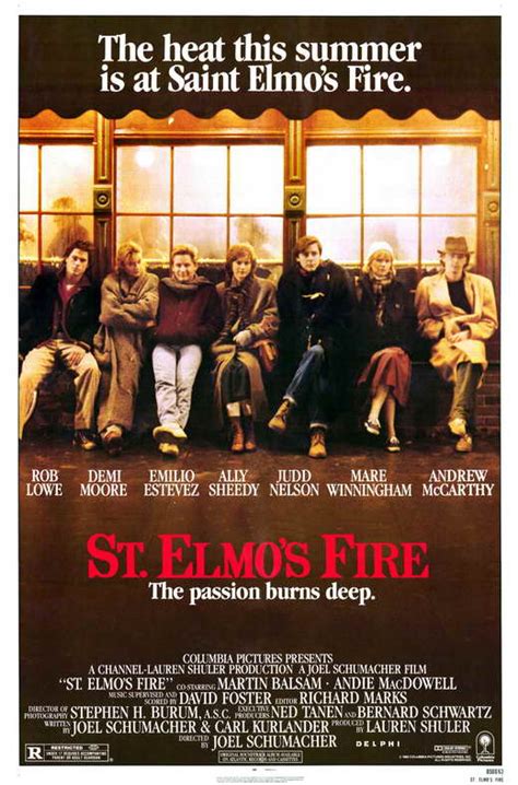 St. Elmo's Fire Movie Posters From Movie Poster Shop