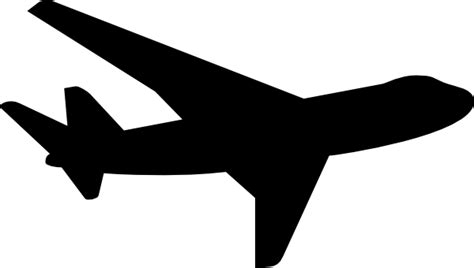 Jet Plane Silhouette Clip Art at Clker.com - vector clip art online ...