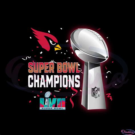 Arizona Cardinals Super Bowl Lvii 2023 Champions Png Sublimation Designs