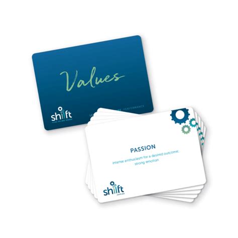 Values Cards – Shiift – Leadership | Culture | Performance