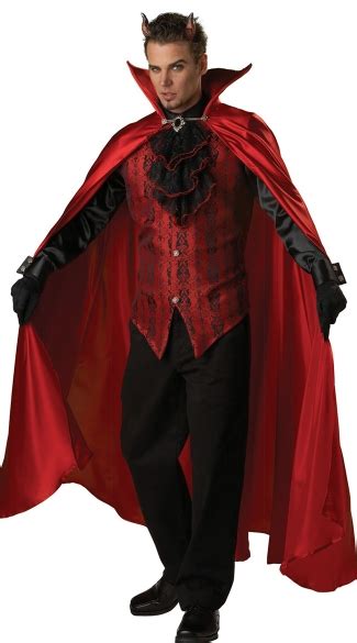 Handsome Devil Costume, Men's Devil Costume, Deluxe Devil Costume