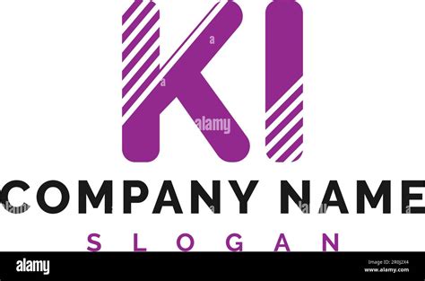 KI Letter Logo Design. KI letter logo Vector Illustration - Vector Stock Vector Image & Art - Alamy